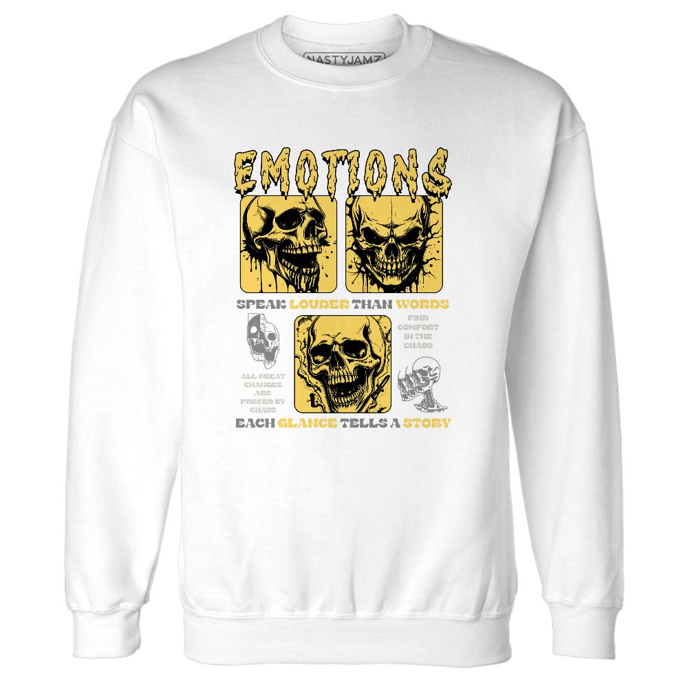 PT-Metallic-Gold-White-12s-NastyJamz-Sweatshirt-Match-Emotions-Skull