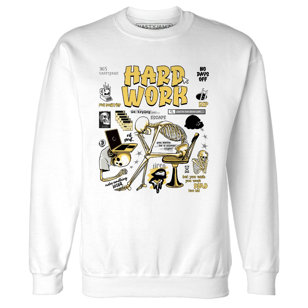 PT-Metallic-Gold-White-12s-NastyJamz-Sweatshirt-Match-Hard-Work