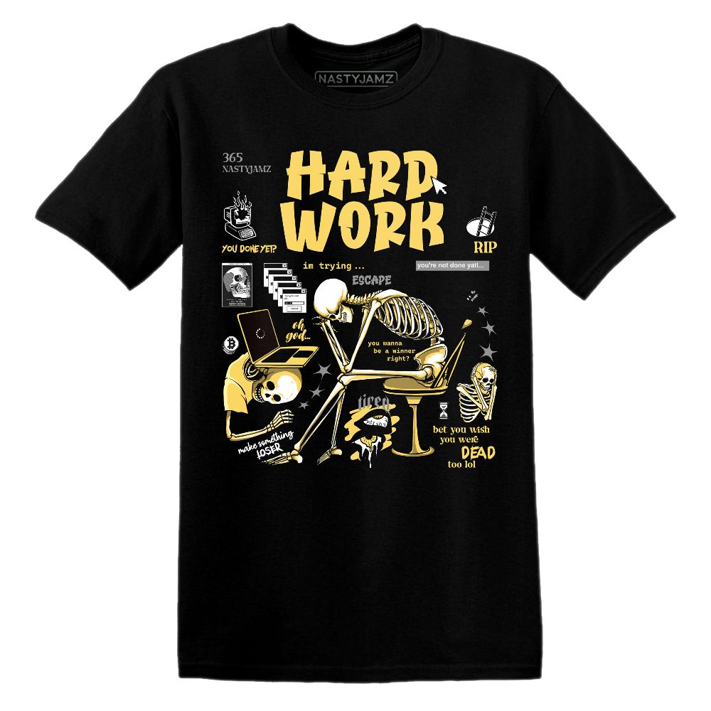 PT-Metallic-Gold-White-12s-NastyJamz-Premium-T-Shirt-Match-Hard-Work