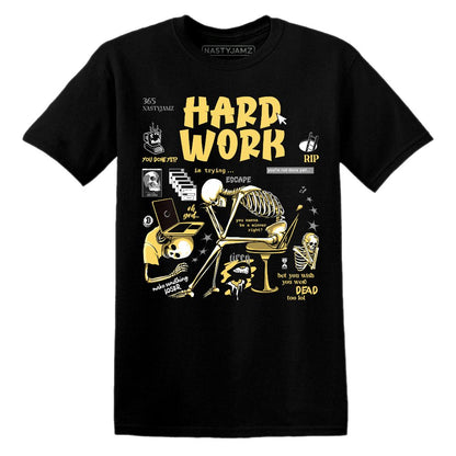 PT-Metallic-Gold-White-12s-NastyJamz-Premium-T-Shirt-Match-Hard-Work