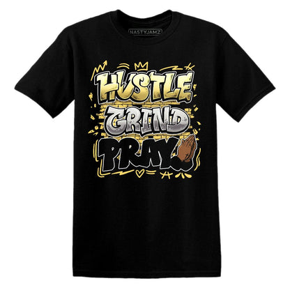 PT-Metallic-Gold-White-12s-NastyJamz-Premium-T-Shirt-Match-Hustle-Grind-Pray