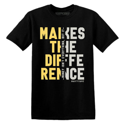 PT-Metallic-Gold-White-12s-NastyJamz-Premium-T-Shirt-Match-Money-Makes-Difference