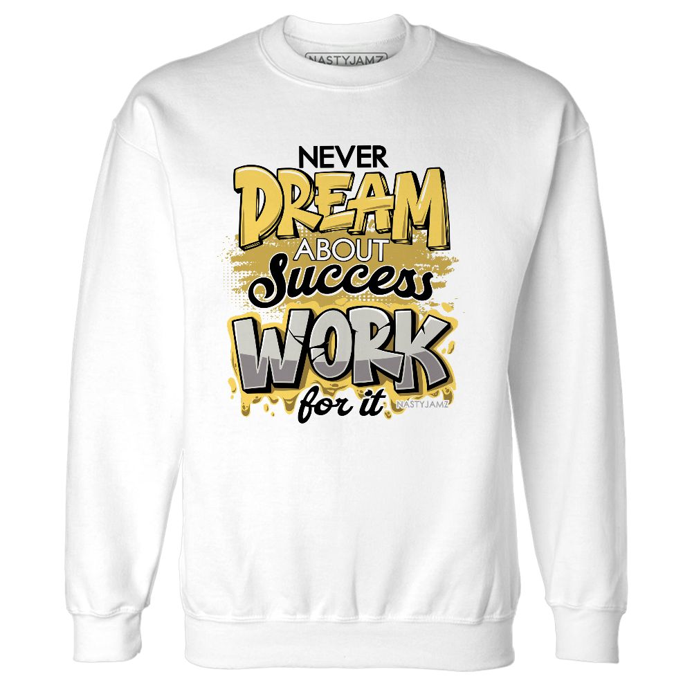 PT-Metallic-Gold-White-12s-NastyJamz-Sweatshirt-Match-Work-For-Dream