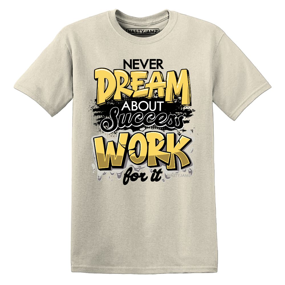 PT-Metallic-Gold-White-12s-NastyJamz-Premium-T-Shirt-Match-Work-For-Dream