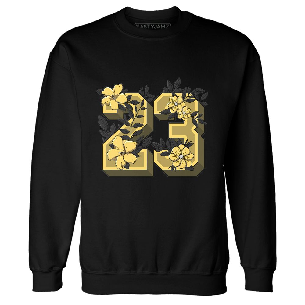 PT-Metallic-Gold-White-12s-NastyJamz-Sweatshirt-Match-23-Floral