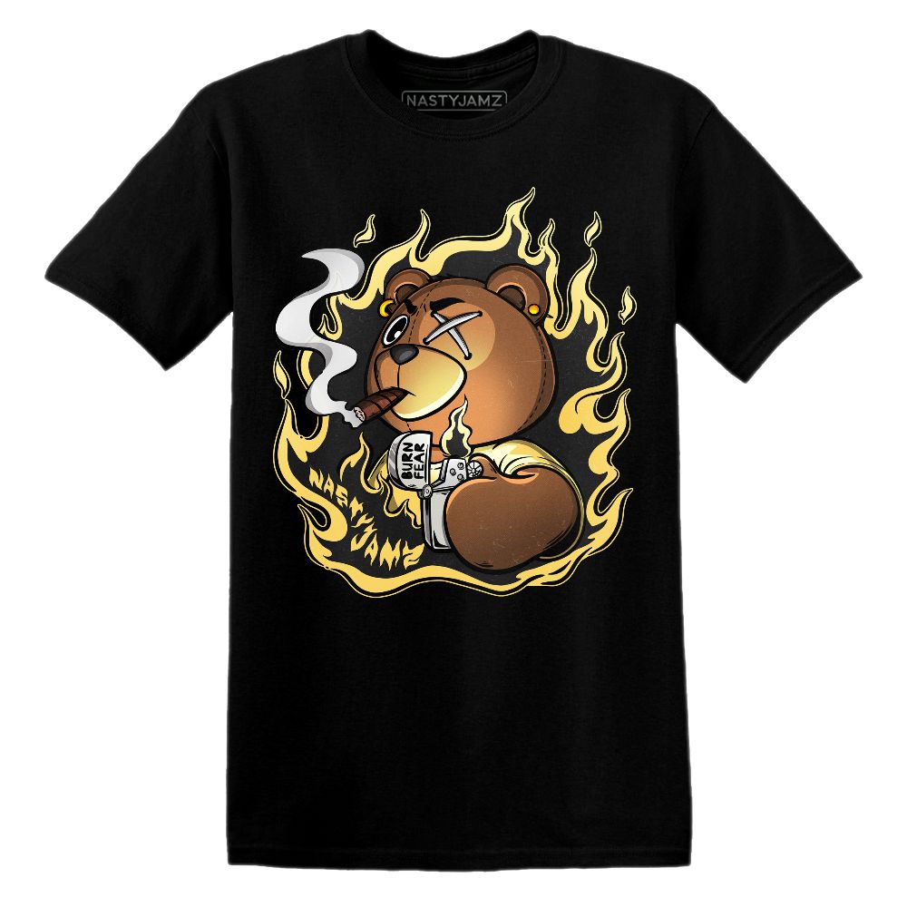 PT-Metallic-Gold-White-12s-NastyJamz-Premium-T-Shirt-Match-BER-Burn-Fear