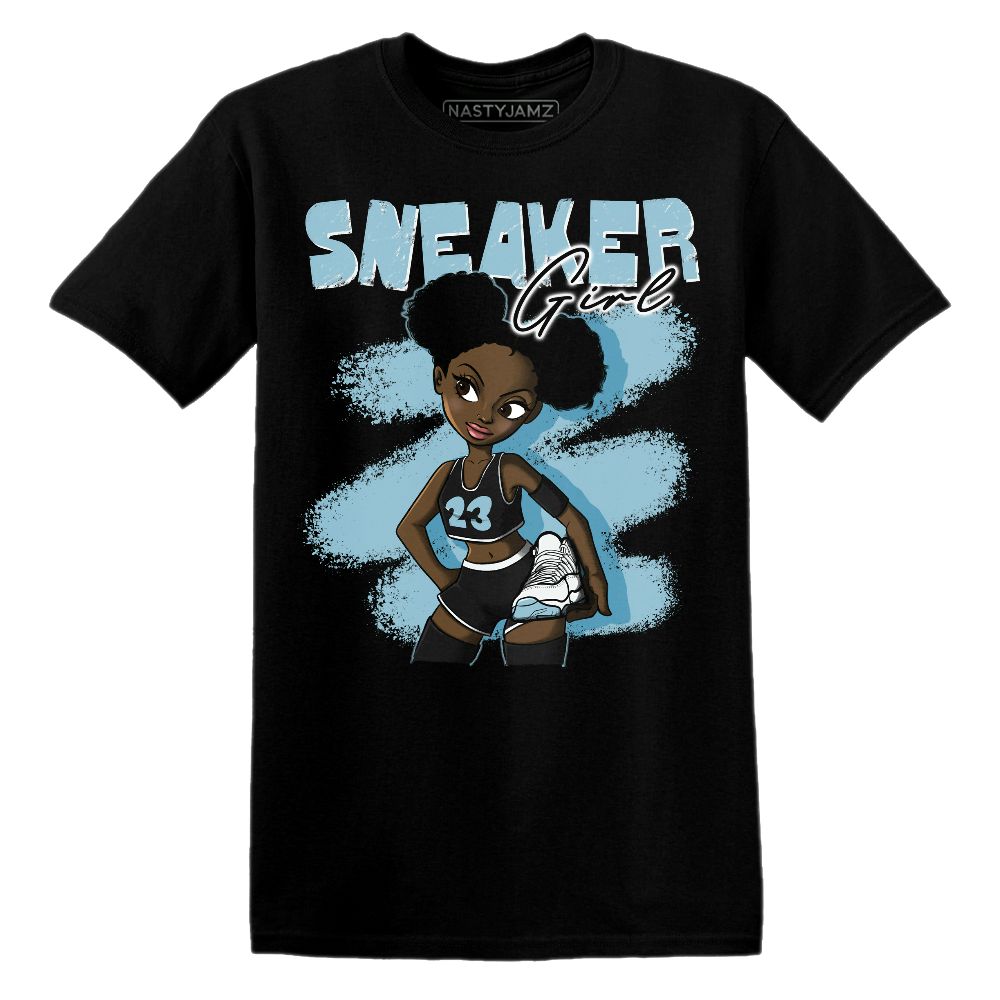 Legend-Blue-11s-NastyJamz-Premium-T-Shirt-Match-Black-Sneaker-Girl