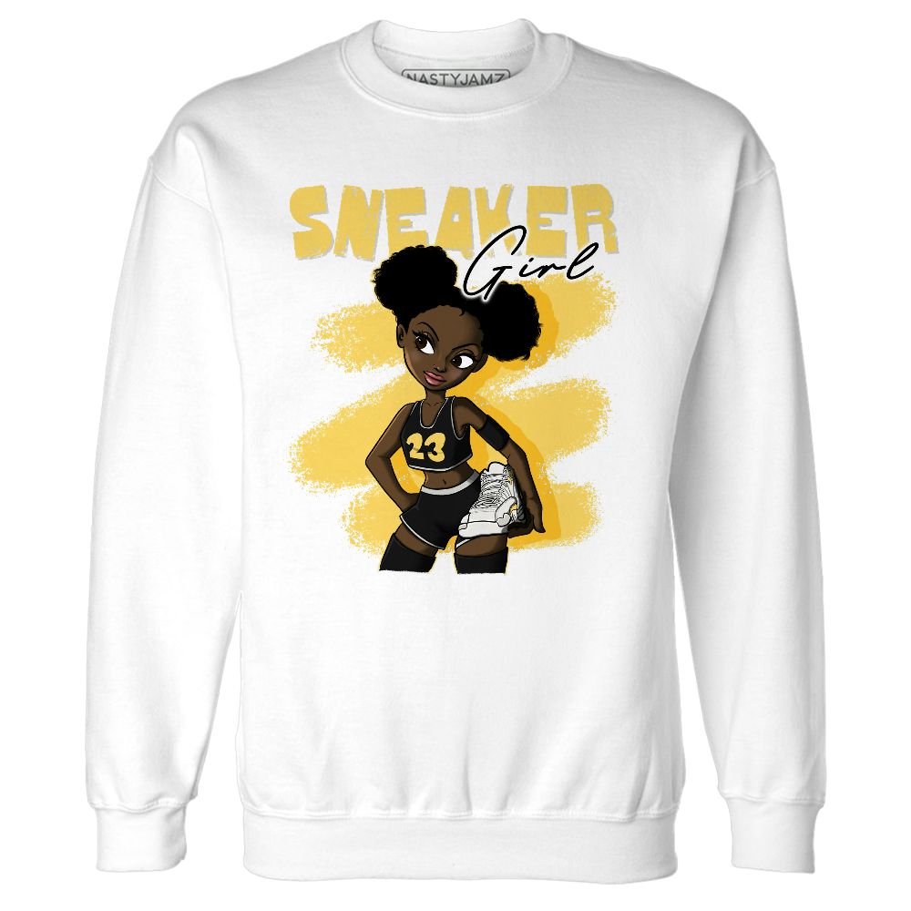 PT-Metallic-Gold-White-12s-NastyJamz-Sweatshirt-Match-Black-Sneaker-Girl