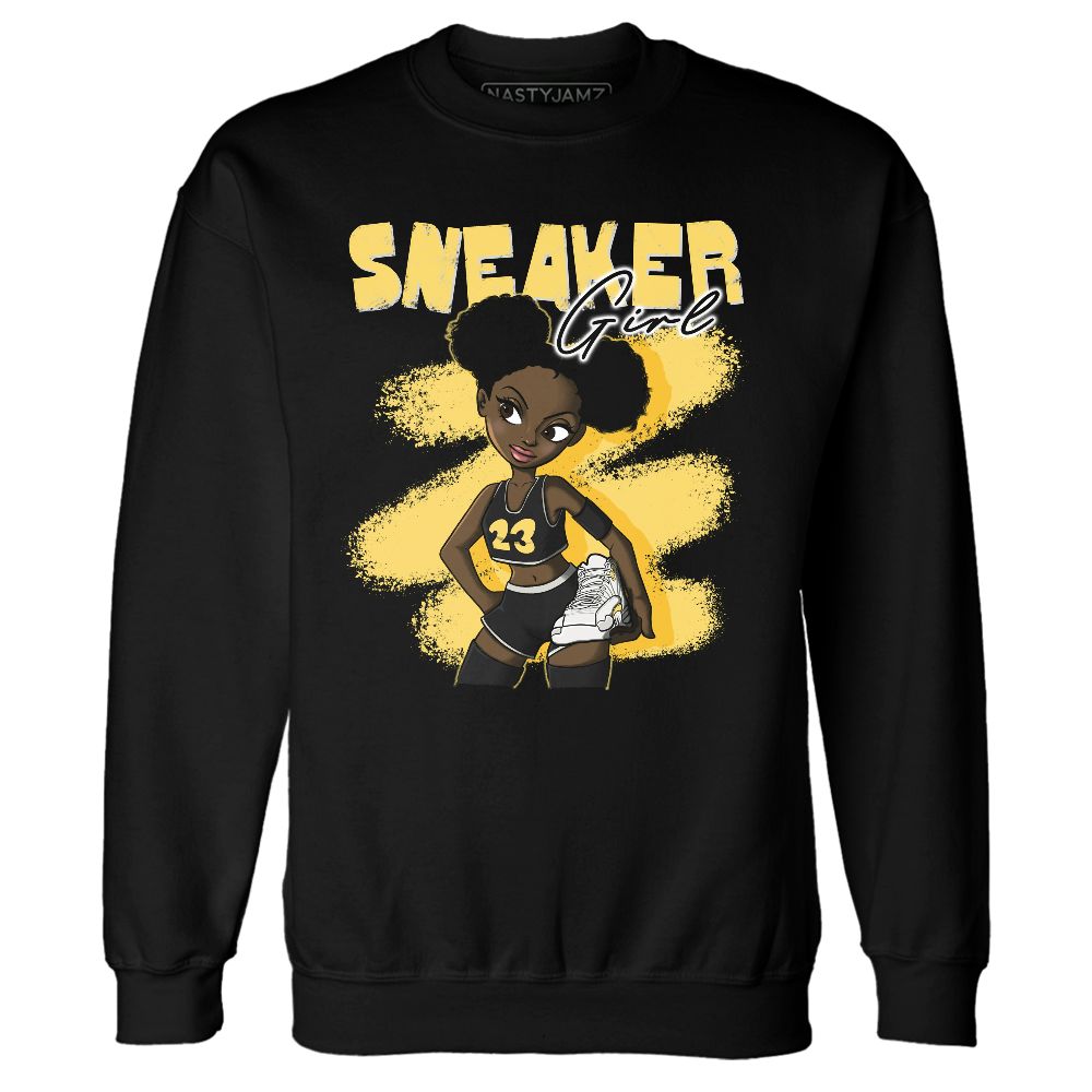 PT-Metallic-Gold-White-12s-NastyJamz-Sweatshirt-Match-Black-Sneaker-Girl