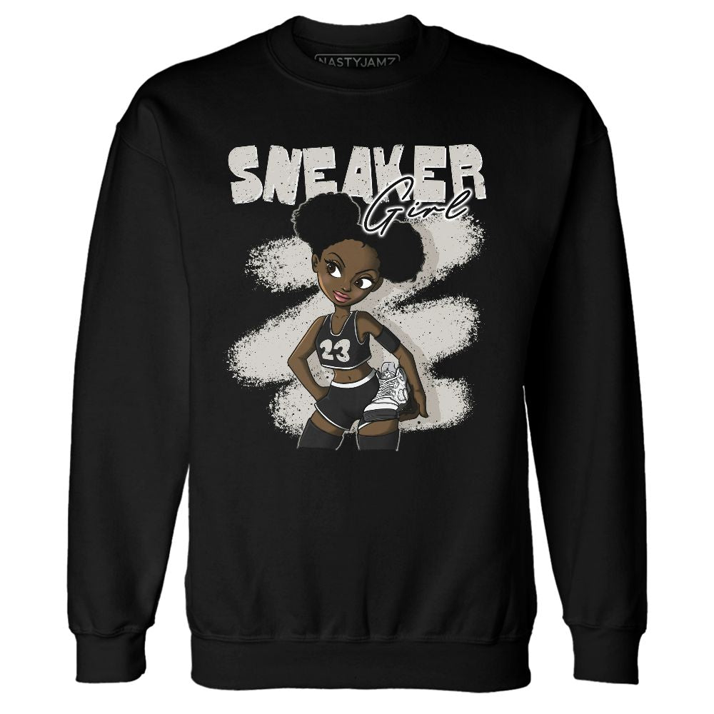 Reverse-Metallic-5s-NastyJamz-Sweatshirt-Match-Black-Sneaker-Girl