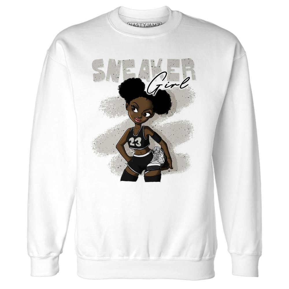 Reverse-Metallic-5s-NastyJamz-Sweatshirt-Match-Black-Sneaker-Girl