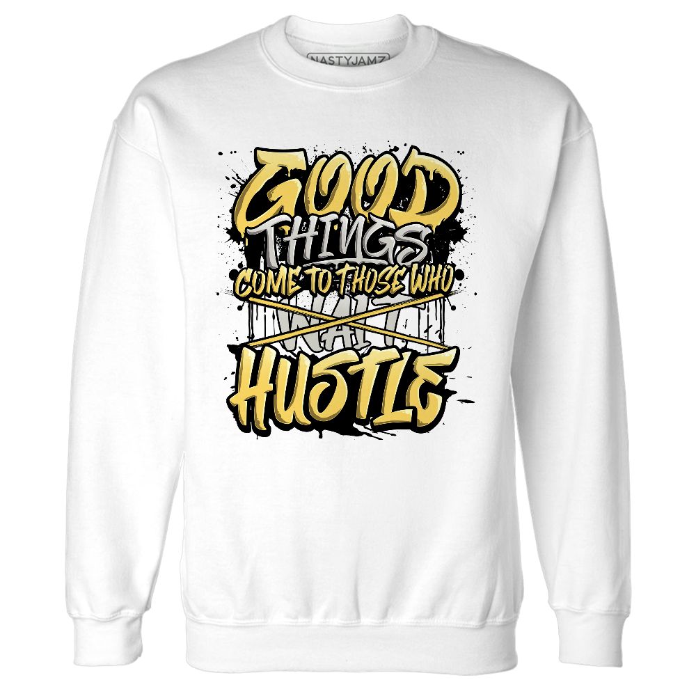 PT-Metallic-Gold-White-12s-NastyJamz-Sweatshirt-Match-Good-Things