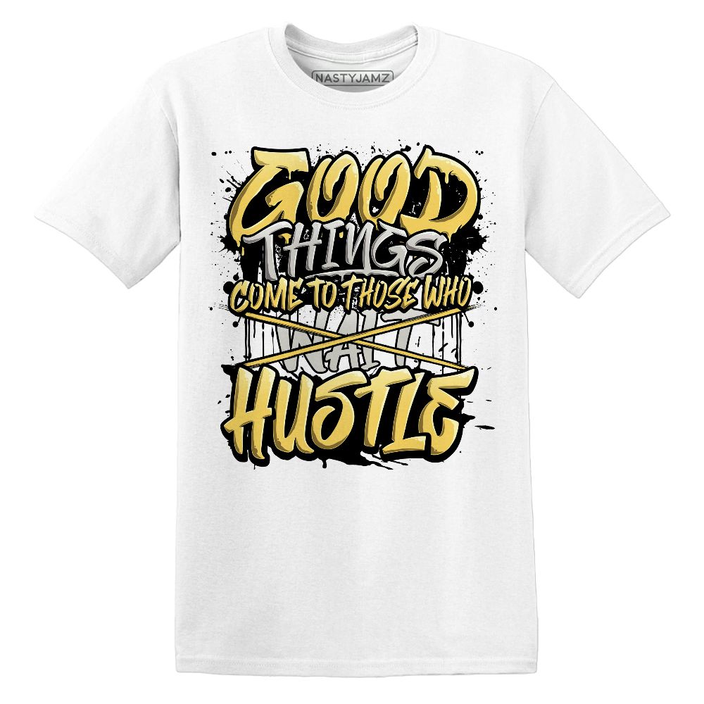 PT-Metallic-Gold-White-12s-NastyJamz-Premium-T-Shirt-Match-Good-Things