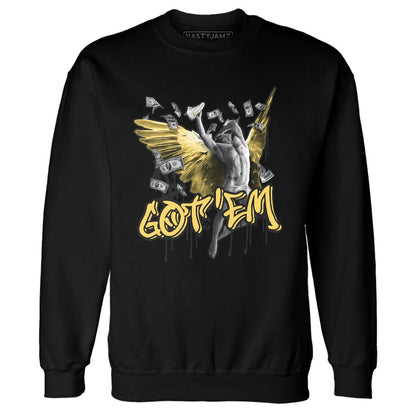 PT-Metallic-Gold-White-12s-NastyJamz-Sweatshirt-Match-Got-Em-Angel