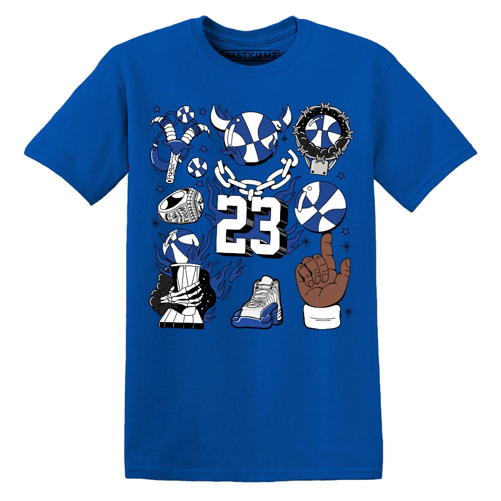 Blueberry-12s-NastyJamz-Premium-T-Shirt-Match-Neclaces-Number-23