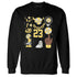 PT-Metallic-Gold-White-12s-NastyJamz-Sweatshirt-Match-Neclaces-Number-23