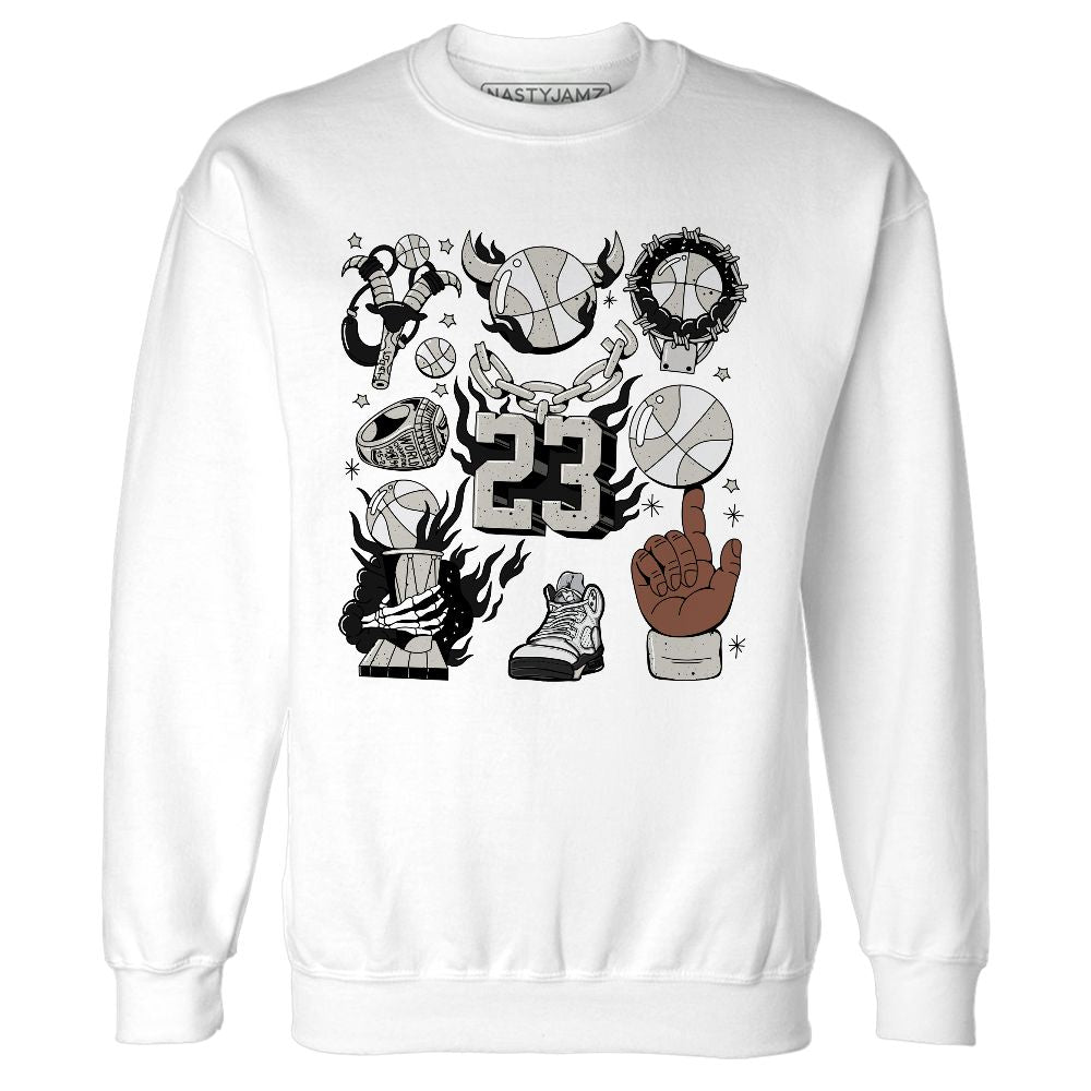 Reverse-Metallic-5s-NastyJamz-Sweatshirt-Match-Neclaces-Number-23