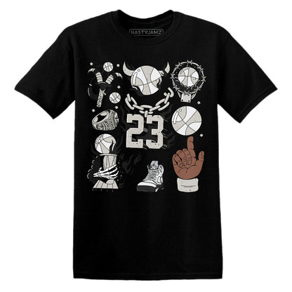 Reverse-Metallic-5s-NastyJamz-Premium-T-Shirt-Match-Neclaces-Number-23