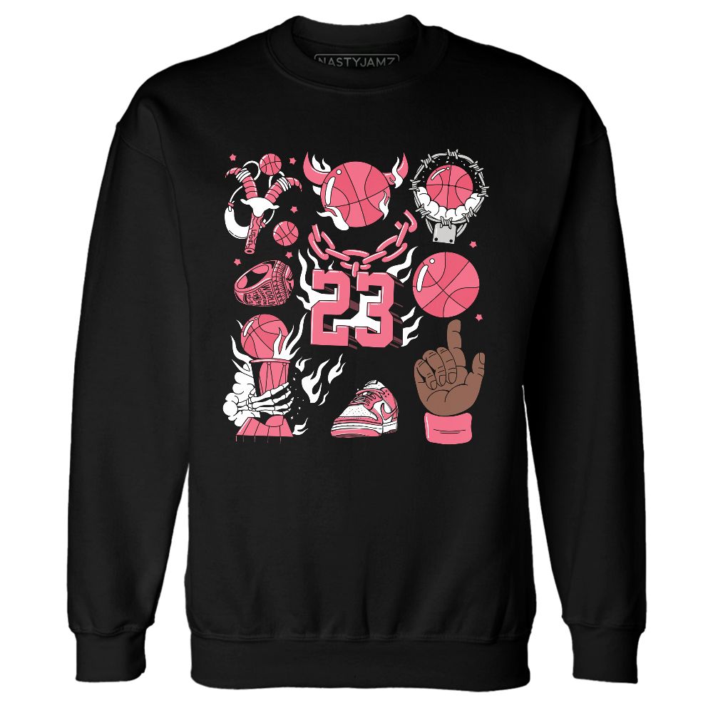 Dunk-Next-NatureAster-Pink-NastyJamz-Sweatshirt-Match-Neclaces-Number-23