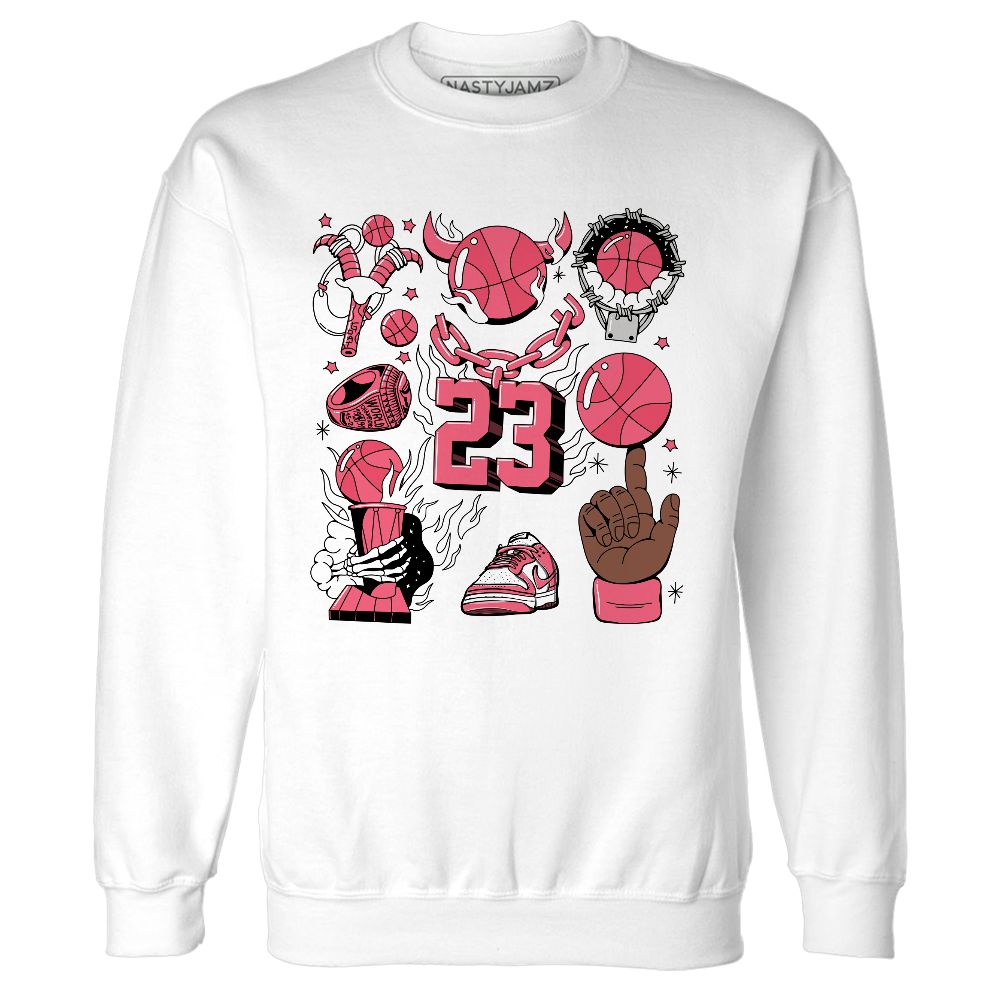 Dunk-Next-NatureAster-Pink-NastyJamz-Sweatshirt-Match-Neclaces-Number-23