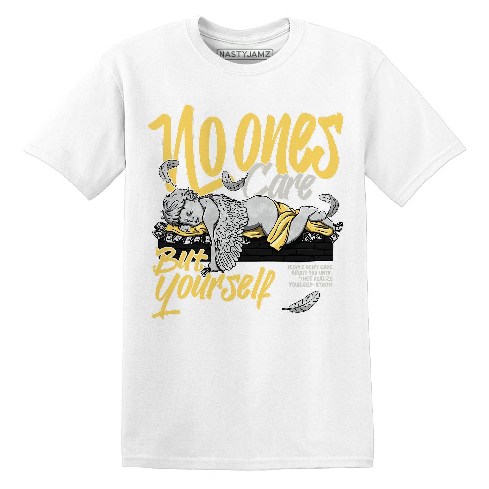 PT-Metallic-Gold-White-12s-NastyJamz-Premium-T-Shirt-Match-No-Ones-Care