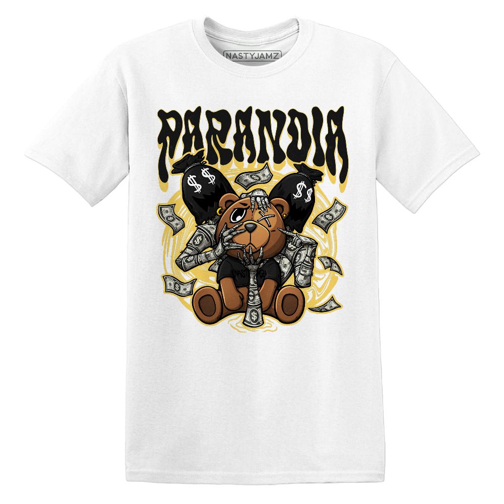 PT-Metallic-Gold-White-12s-NastyJamz-Premium-T-Shirt-Match-Paranoia-Money-BER