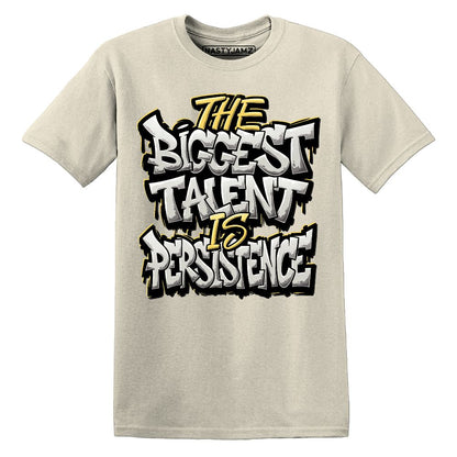 PT-Metallic-Gold-White-12s-NastyJamz-Premium-T-Shirt-Match-Persistence-Is-Talent