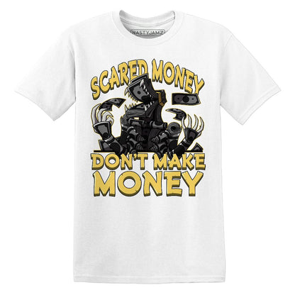 PT-Metallic-Gold-White-12s-NastyJamz-Premium-T-Shirt-Match-Scared-Money