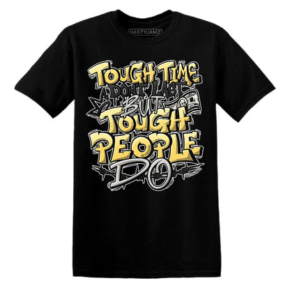 PT-Metallic-Gold-White-12s-NastyJamz-Premium-T-Shirt-Match-Tough-People-Never-Fall