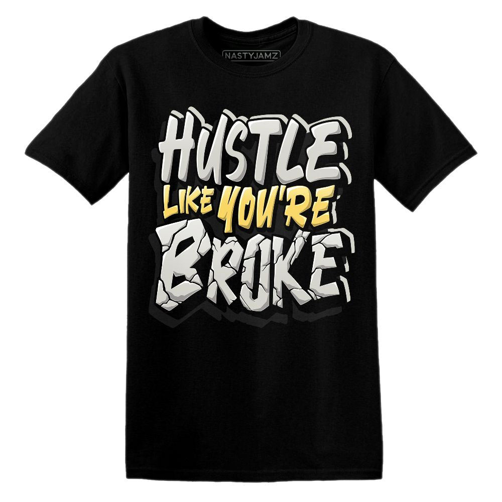 PT-Metallic-Gold-White-12s-NastyJamz-Premium-T-Shirt-Match-Hustle-Like-Broke