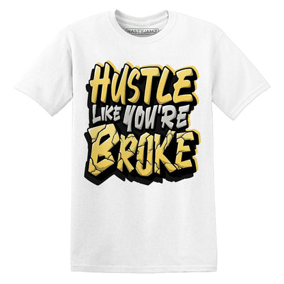 PT-Metallic-Gold-White-12s-NastyJamz-Premium-T-Shirt-Match-Hustle-Like-Broke