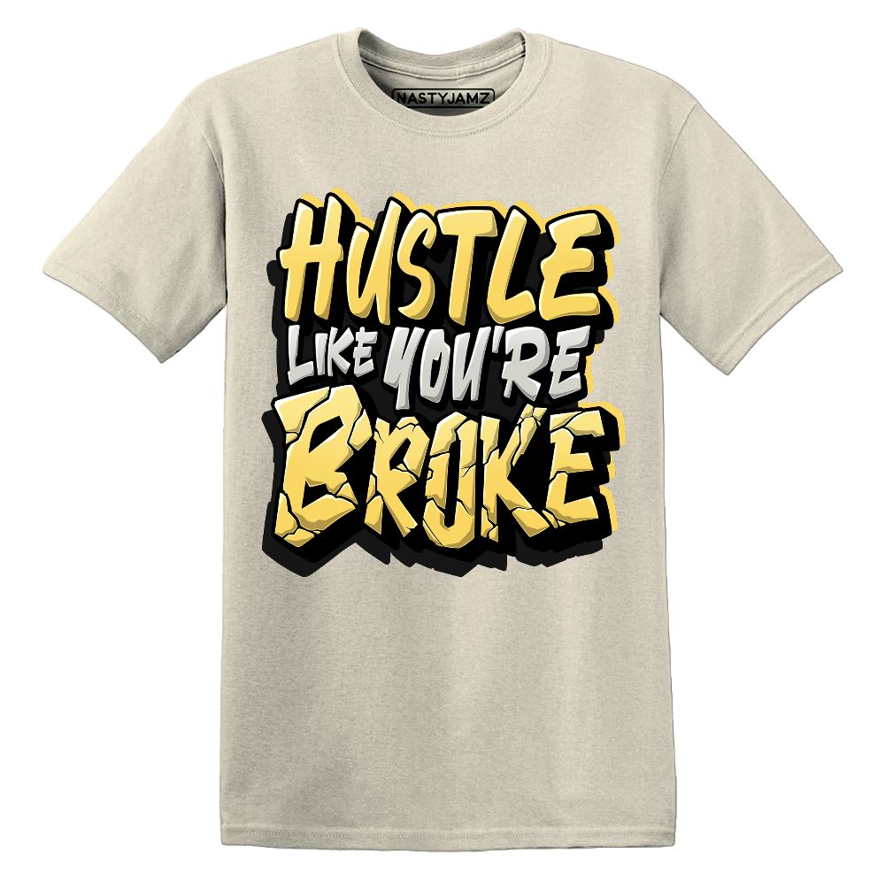 PT-Metallic-Gold-White-12s-NastyJamz-Premium-T-Shirt-Match-Hustle-Like-Broke