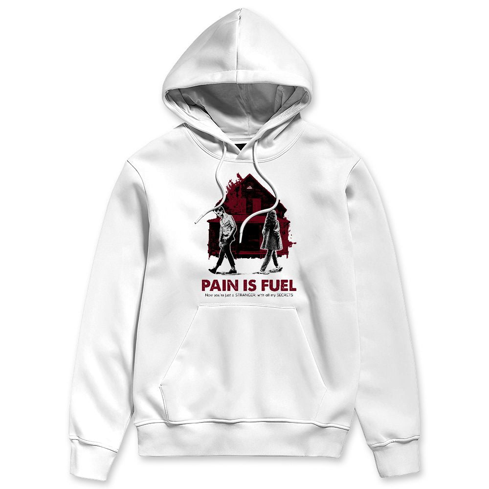 White-Team-Red-1s-NastyJamz-Hoodie-Match-Pain-Is-Fuel