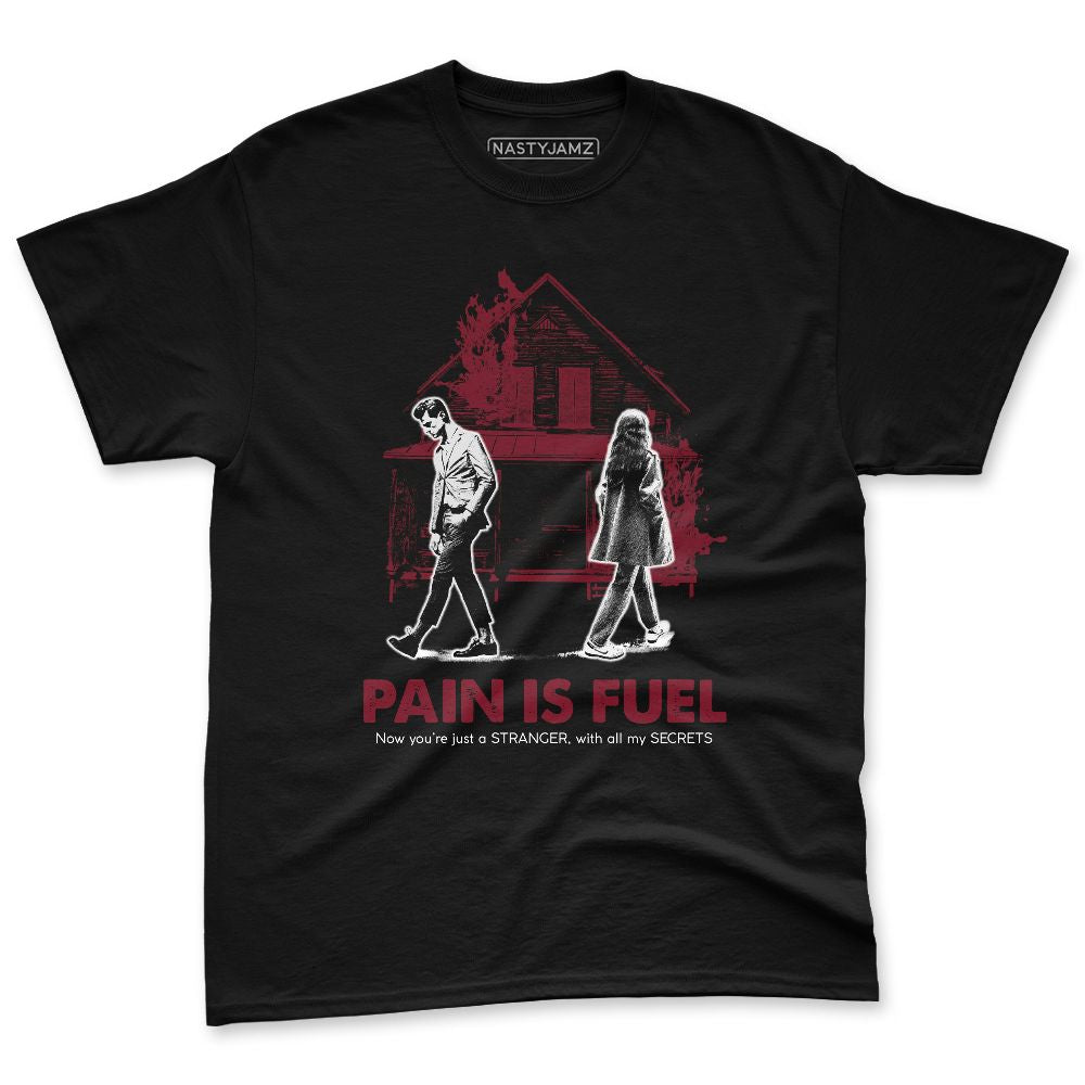 White-Team-Red-1s-NastyJamz-Premium-T-Shirt-Match-Pain-Is-Fuel