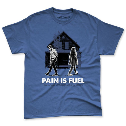 Low-Diffused-Blue-11s-NastyJamz-Premium-T-Shirt-Match-Pain-Is-Fuel