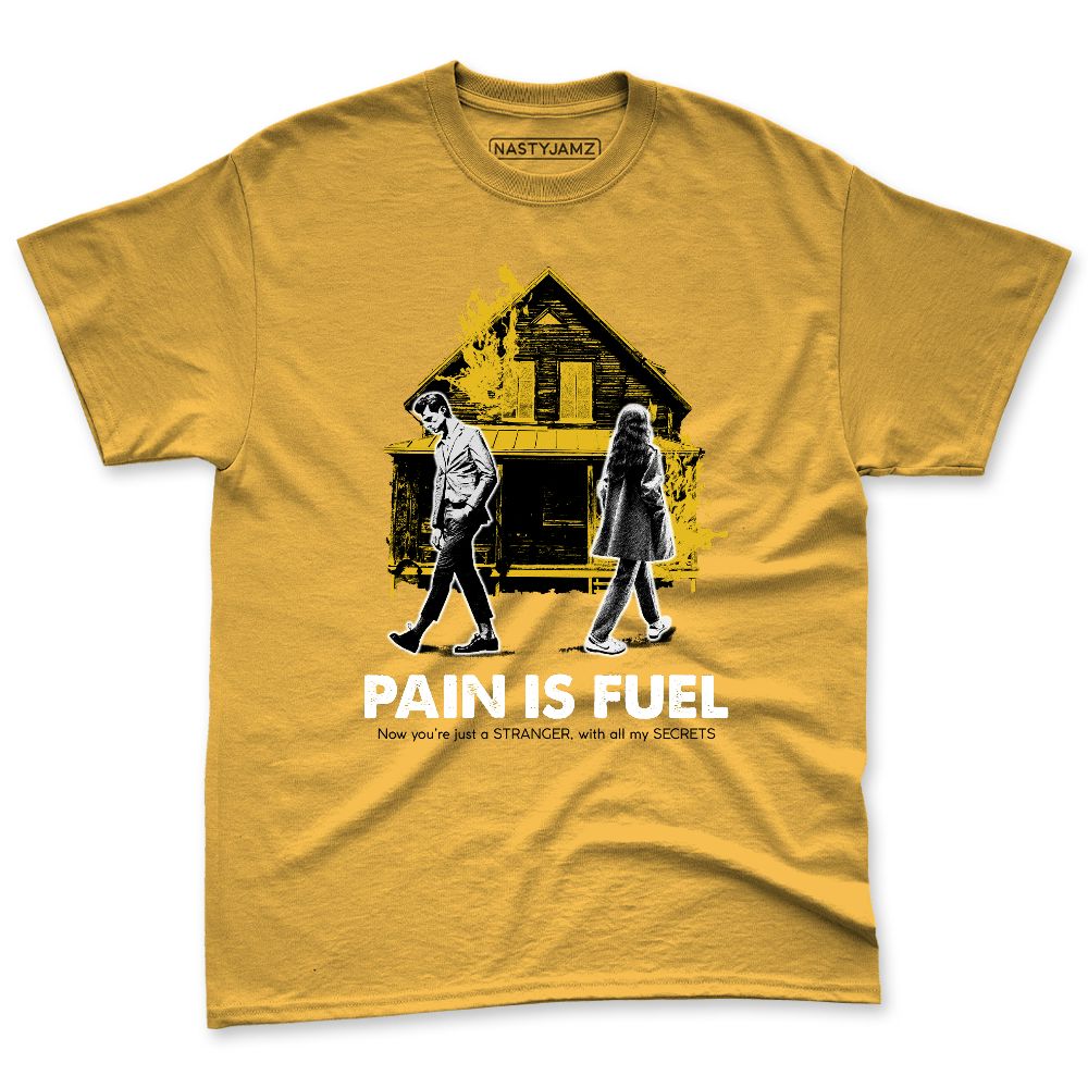 Yellow-Ochre-6s-NastyJamz-Premium-T-Shirt-Match-Pain-Is-Fuel
