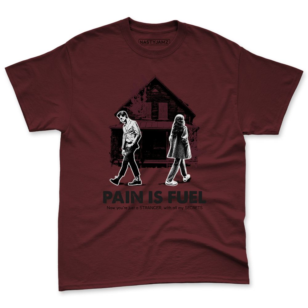 VaporMax-Night-Maron-Burgundy-NastyJamz-Premium-T-Shirt-Match-Pain-Is-Fuel