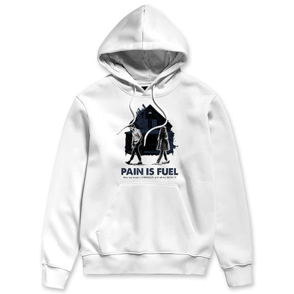 White-Navy-6s-NastyJamz-Hoodie-Match-Pain-Is-Fuel