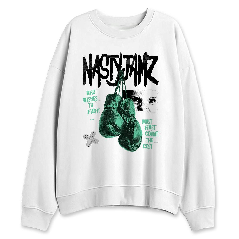 Green-Glow-1s-NastyJamz-Sweatshirt-Match-Fight-Count-Cost