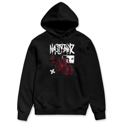 White-Team-Red-1s-NastyJamz-Hoodie-Match-Fight-Count-Cost