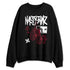 White-Team-Red-1s-NastyJamz-Sweatshirt-Match-Fight-Count-Cost