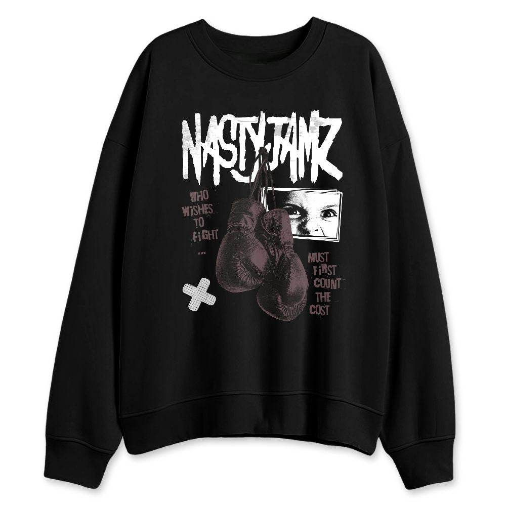 Burgundy-Crush-3s-NastyJamz-Sweatshirt-Match-Fight-Count-Cost