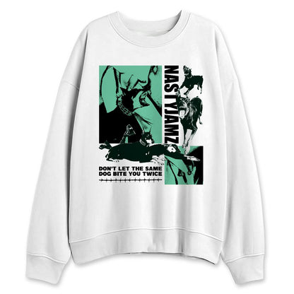 Green-Glow-1s-NastyJamz-Sweatshirt-Match-Dont-Let-Dog-Bite