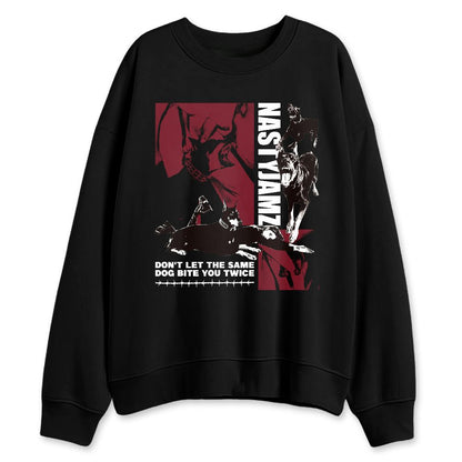 White-Team-Red-1s-NastyJamz-Sweatshirt-Match-Dont-Let-Dog-Bite