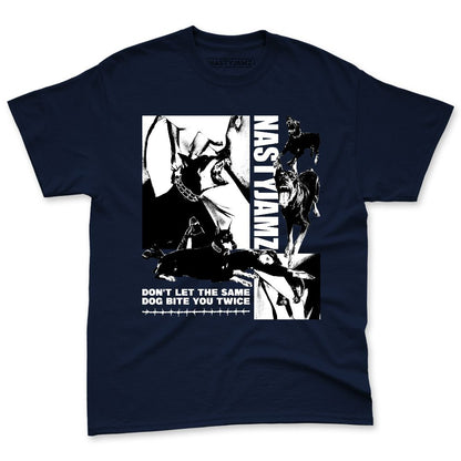 White-Navy-6s-NastyJamz-Premium-T-Shirt-Match-Dont-Let-Dog-Bite