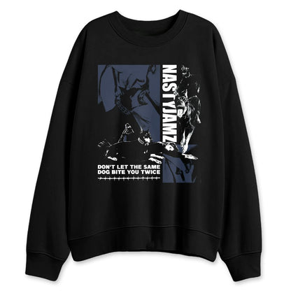 White-Navy-6s-NastyJamz-Sweatshirt-Match-Dont-Let-Dog-Bite