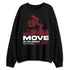 White-Team-Red-1s-NastyJamz-Sweatshirt-Match-Say-Checkmate