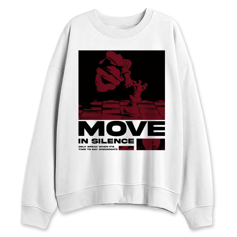White-Team-Red-1s-NastyJamz-Sweatshirt-Match-Say-Checkmate