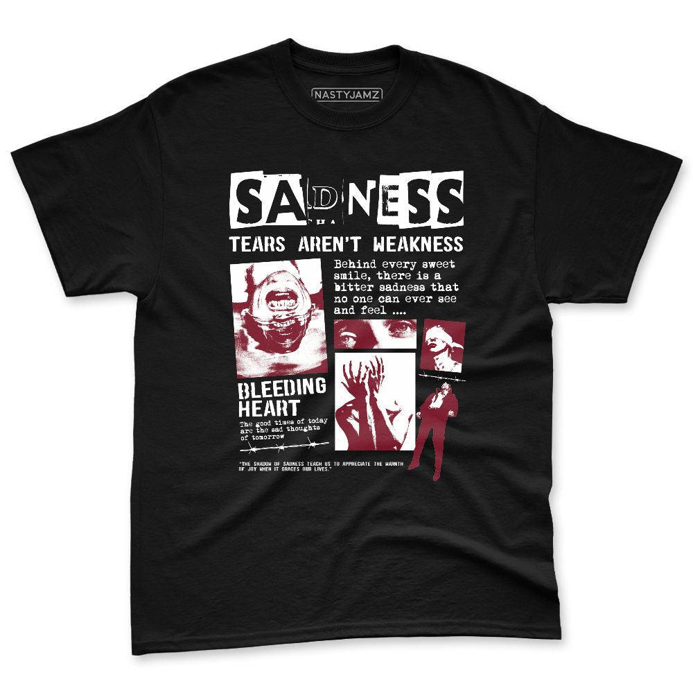 White-Team-Red-1s-NastyJamz-Premium-T-Shirt-Match-Sadness