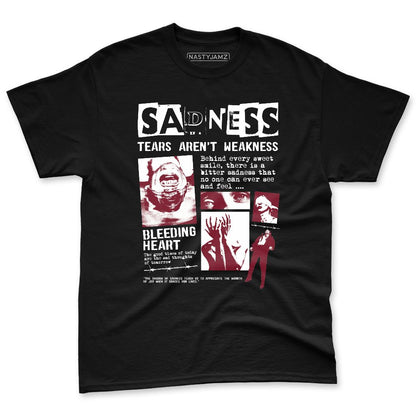 White-Team-Red-1s-NastyJamz-Premium-T-Shirt-Match-Sadness